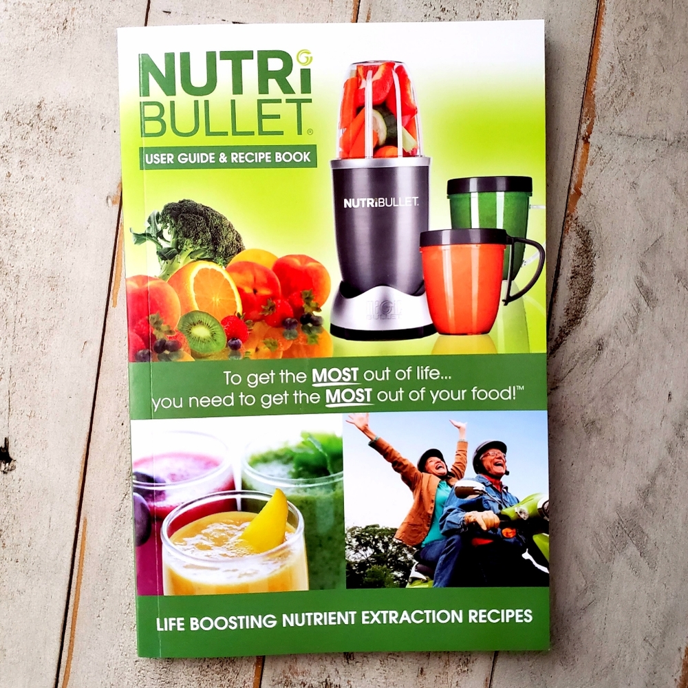 NEW Nutribullet user guide and Recipe book